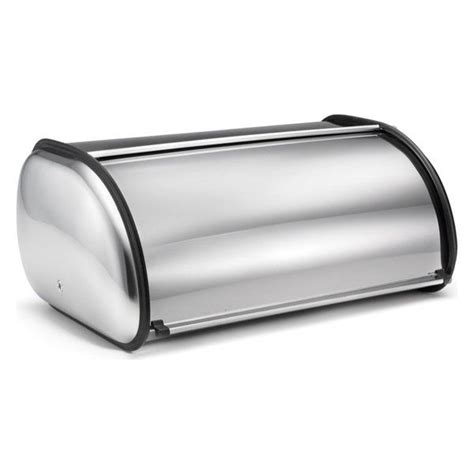 polder stainless steel bread box|Deluxe Bread Bin .